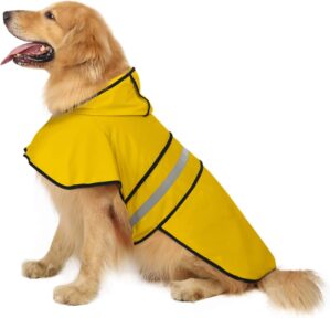 HDE Dog Raincoat Jacket Reflective ...