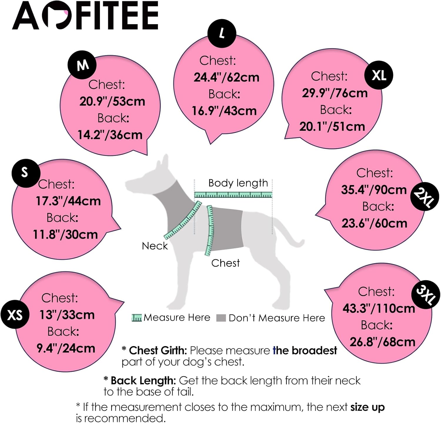 AOFITEE Dog Coat, Warm Dog Jacket, Reflective Winter Coats for Medium Dogs, Turtleneck Dogs Winter Jacket with Harness Built in, Waterproof Windproof Pet Fleece Vest Puffer Jacket, Pink M - Image 4