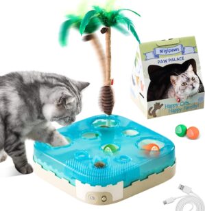 Migipaws 7-in-1 Interactive Cat Toy...