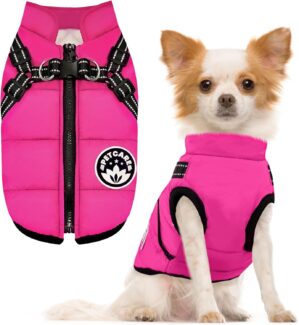 PETCARE Winter Dog Coat with Harnes...
