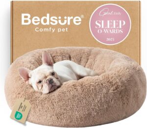 Bedsure Calming Dog Bed Medium Size...