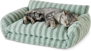 Hollypet Cat Bed Fluffy Plush Mutif...